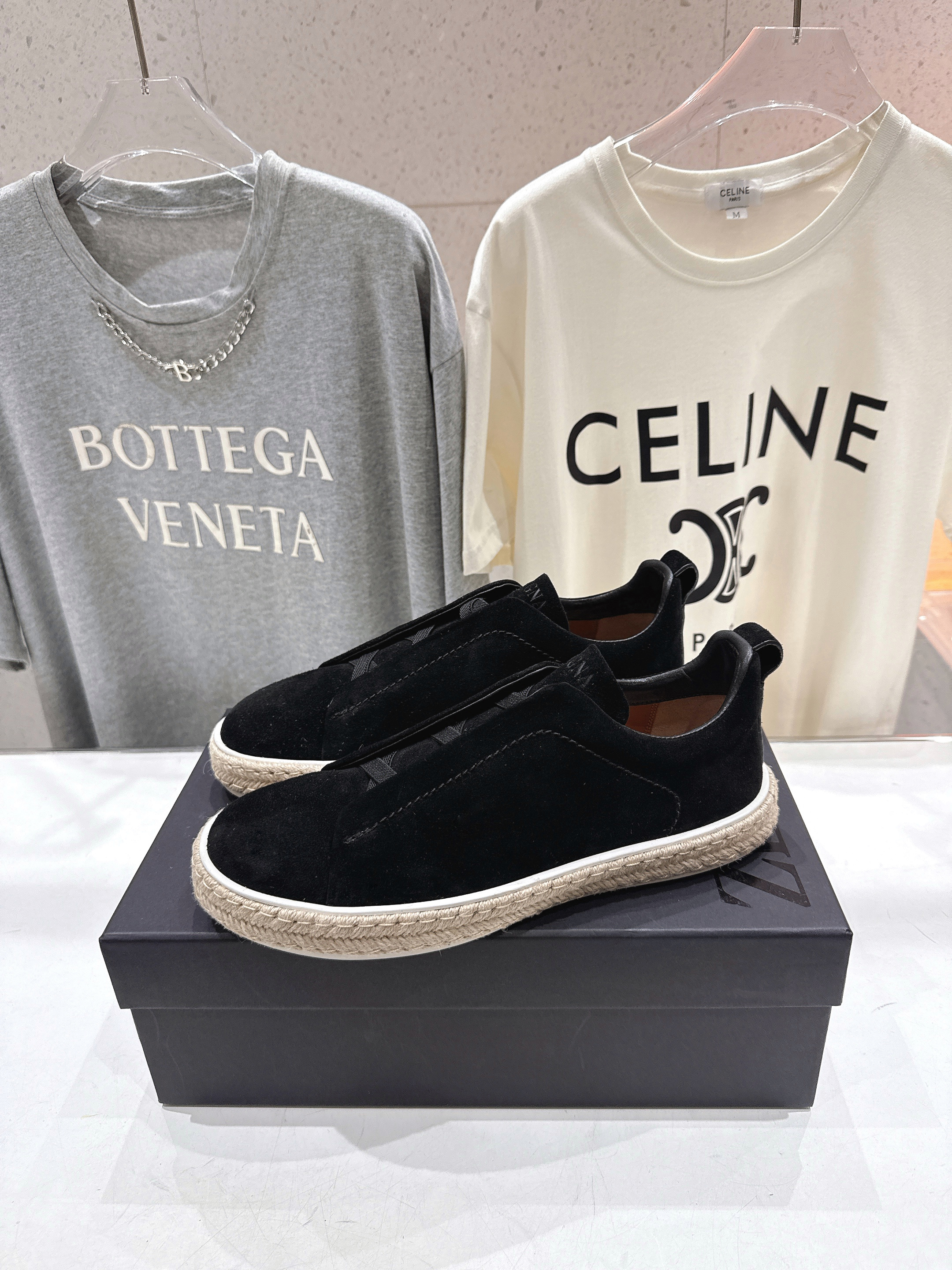 제냐(Zegna) 트리플 스티치(Triple Stitch) 럭셔리 스니커즈 신발