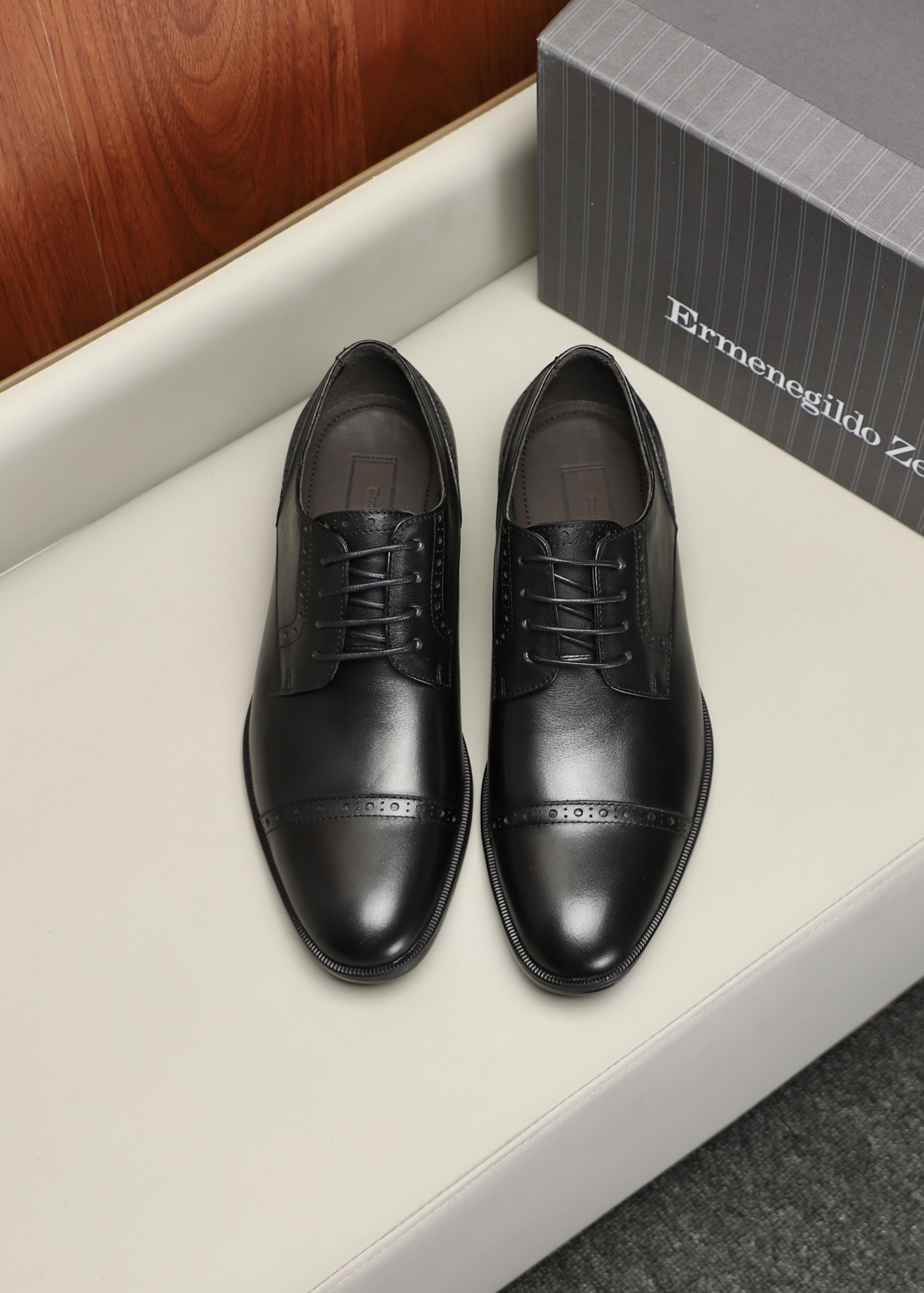 제냐(Zegna) 레이스업 클래식 드레스 슈즈 구두 신발