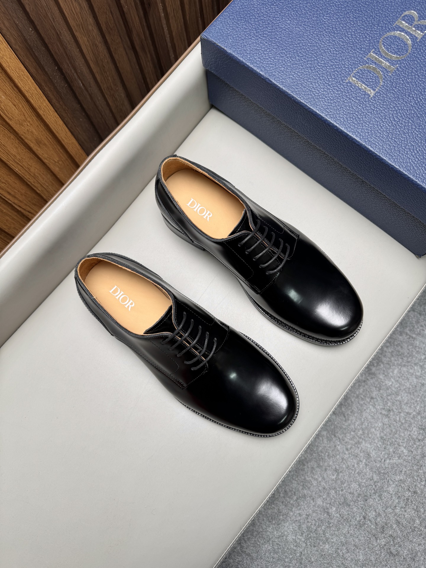 디올(Dior) 남성 클래식 레더 슈즈 구두 신발