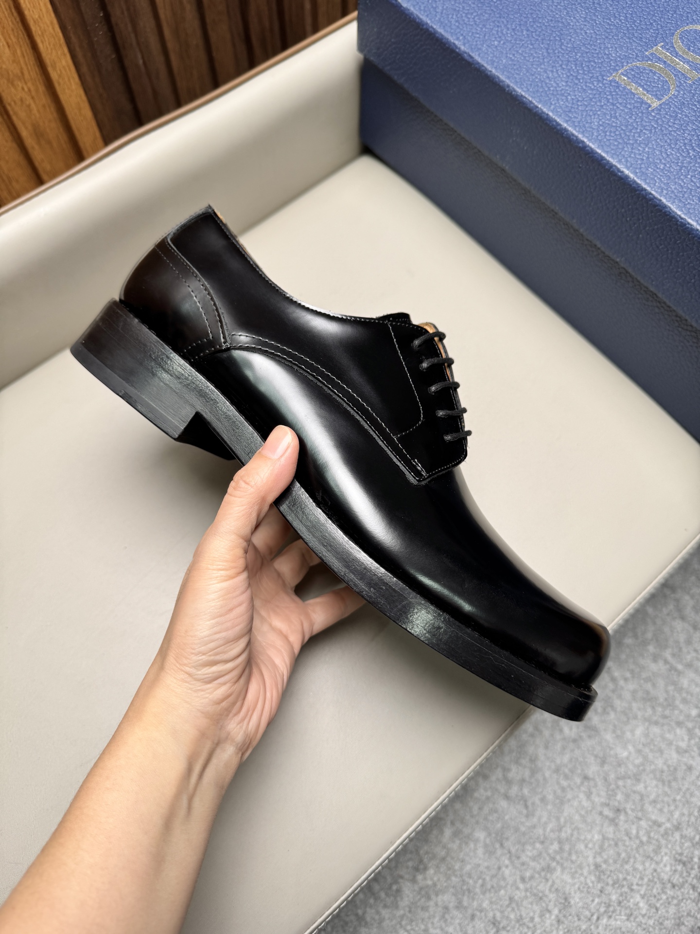 디올(Dior) 남성 클래식 레더 슈즈 구두 신발