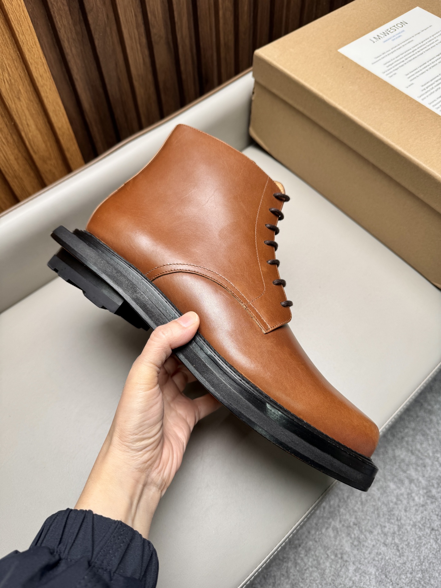 제이엠웨스통(J.M. WESTON) 클래식 비즈니스 레더 부츠 구두 신발