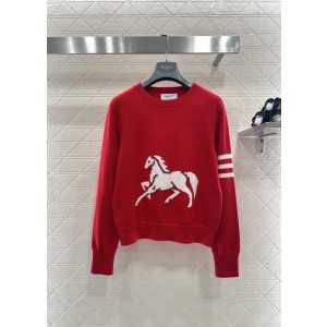 톰브라운(Thom Browne)  '포니 & 4-바' 니트 의류