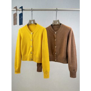 샤넬(Chanel) 보석 버튼 롱 슬리브 가디건 의류