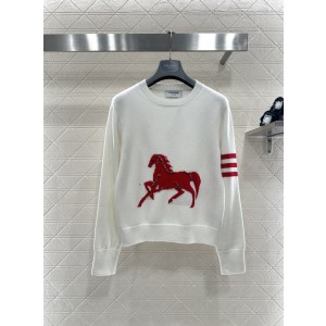 톰브라운(Thom Browne)  '포니 & 4-바' 니트 의류