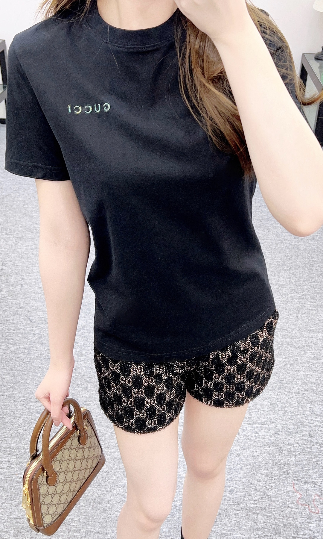 구찌(Gucci) 미니 로고 프린팅 반팔 티셔츠 의류