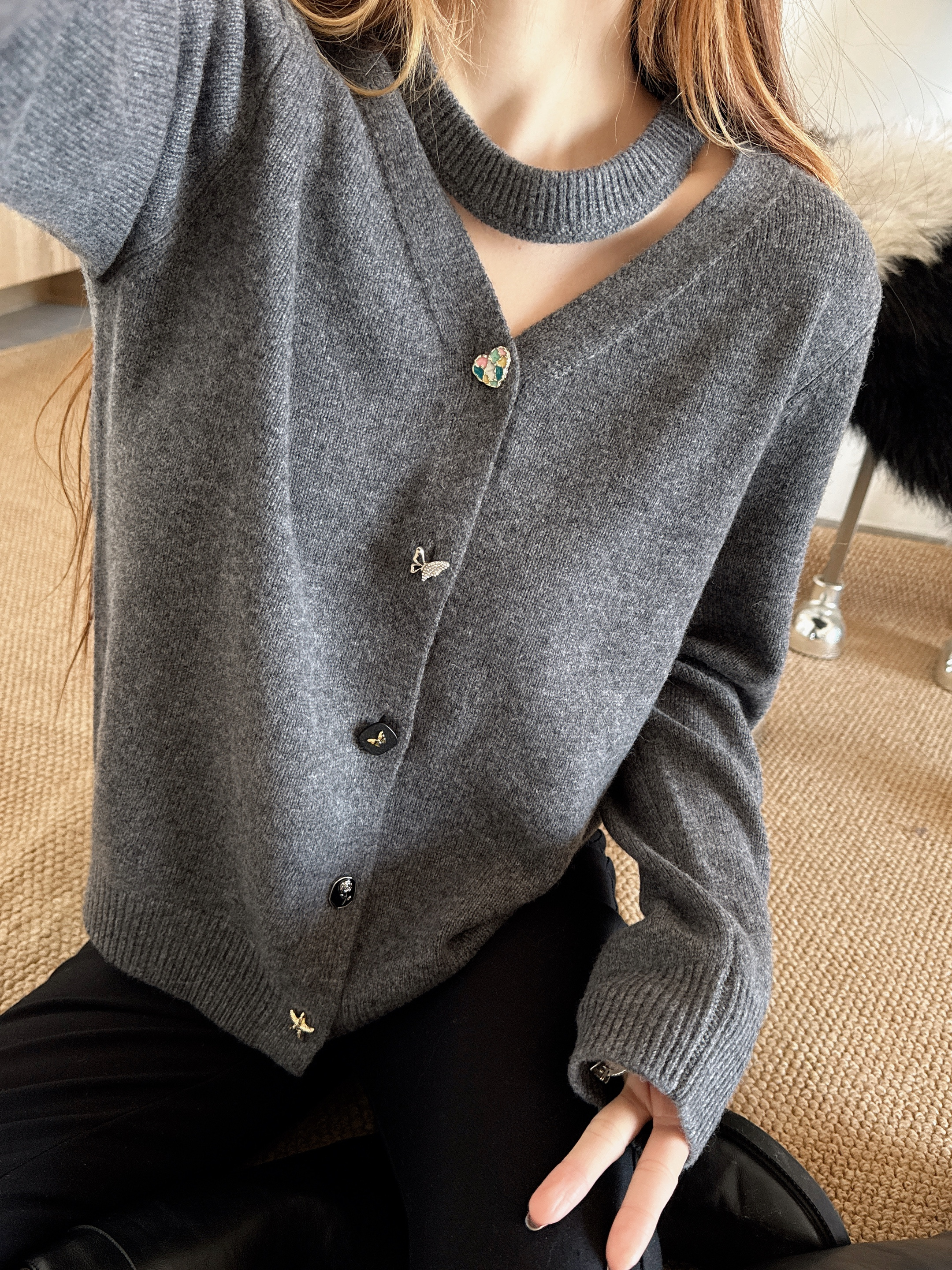 샤넬(Chanel) 프리미엄 울 가디건 의류