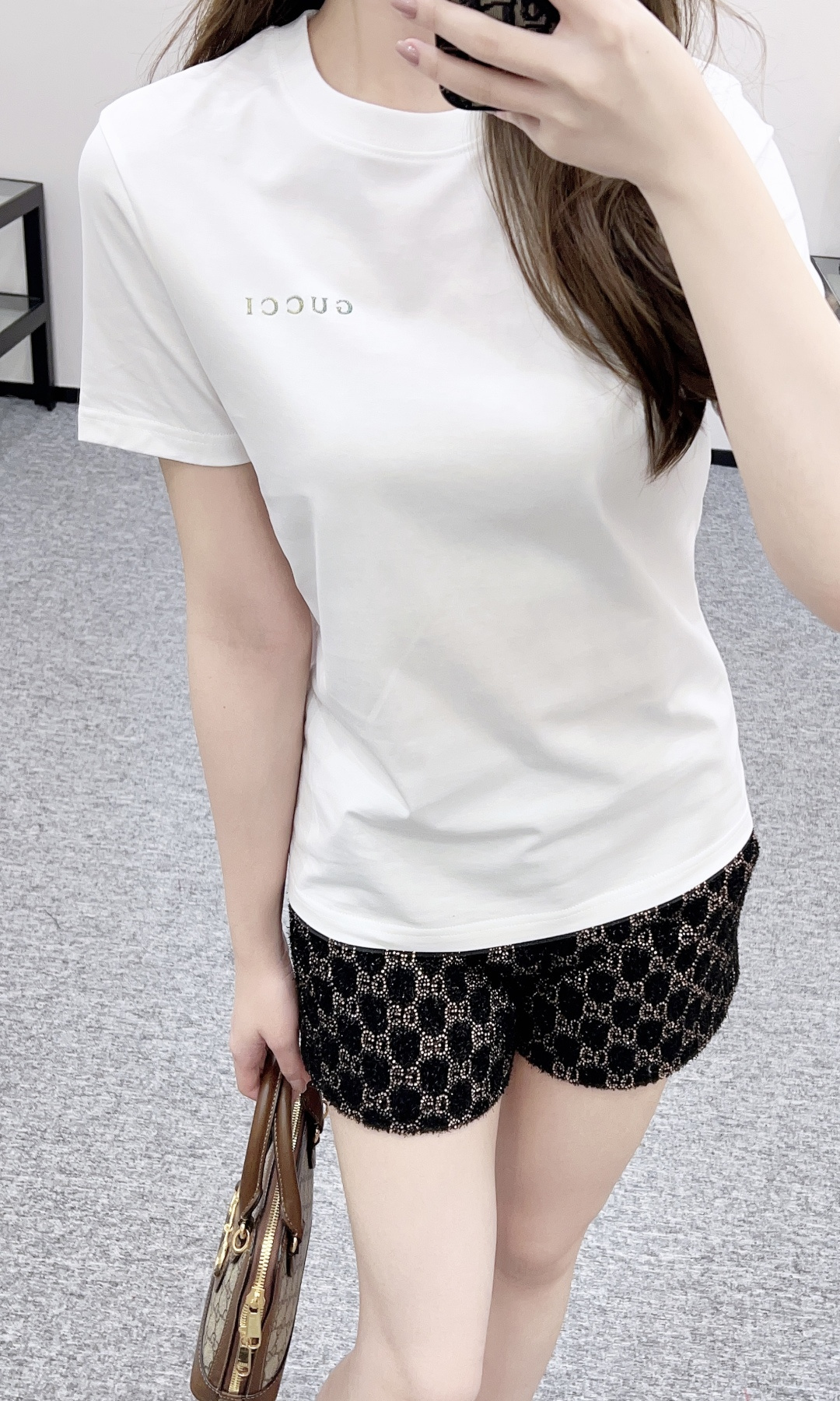 구찌(Gucci) 미니 로고 프린팅 반팔 티셔츠 의류