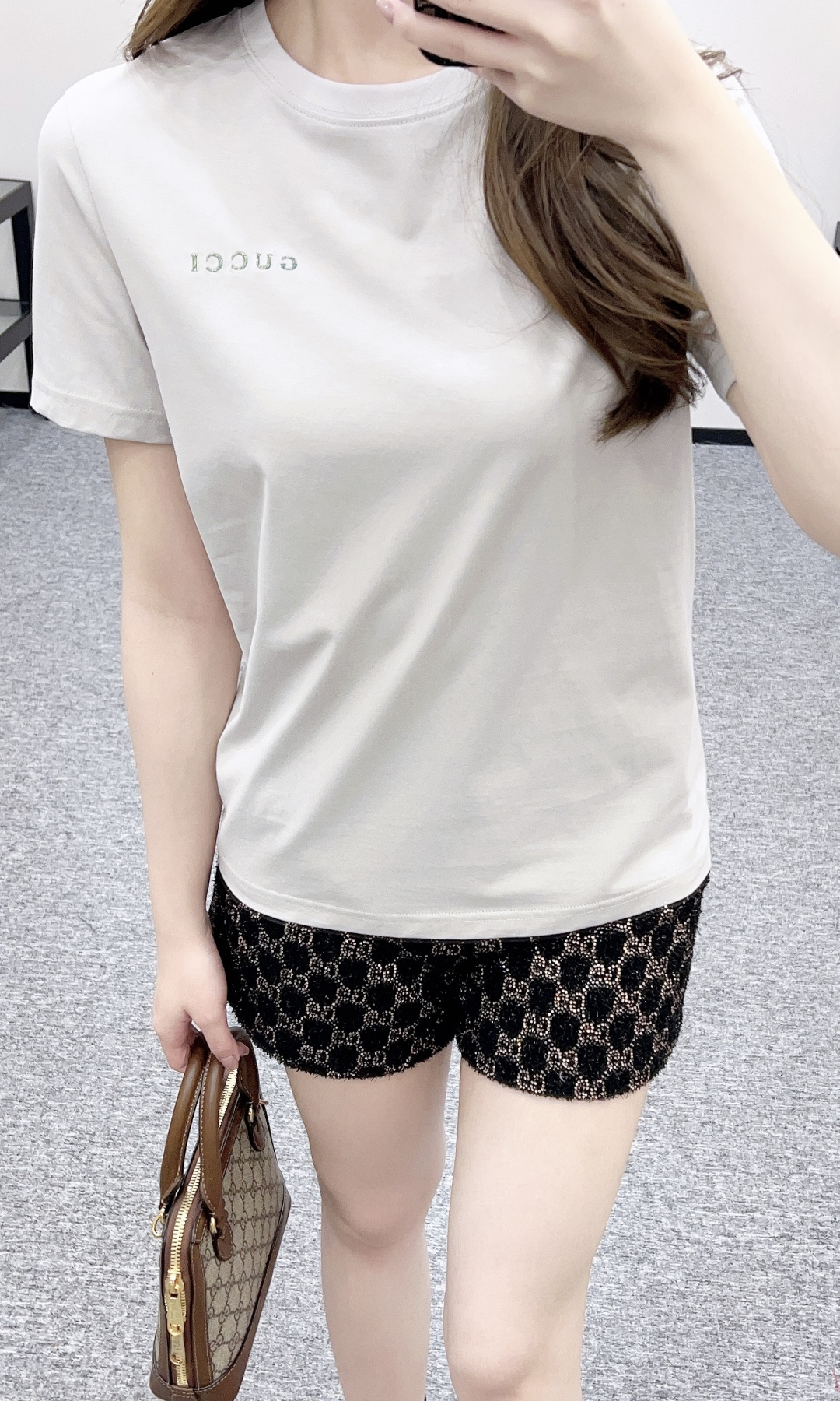 구찌(Gucci) 미니 로고 프린팅 반팔 티셔츠 의류