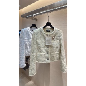 샤넬(Chanel) 컬러 믹스 트위드 자켓 재킷 의류