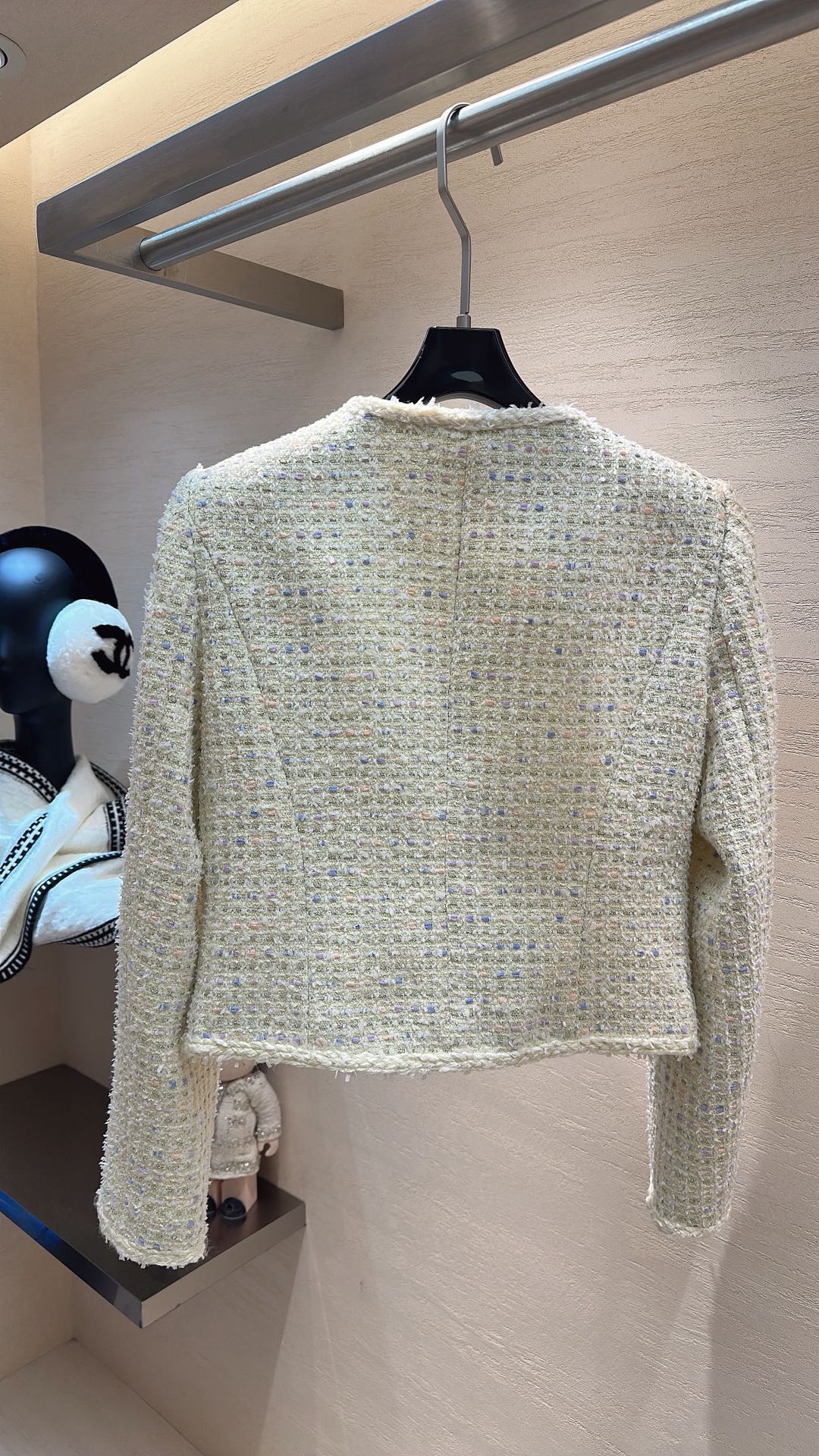 샤넬(Chanel) 컬러 믹스 트위드 자켓 재킷 의류