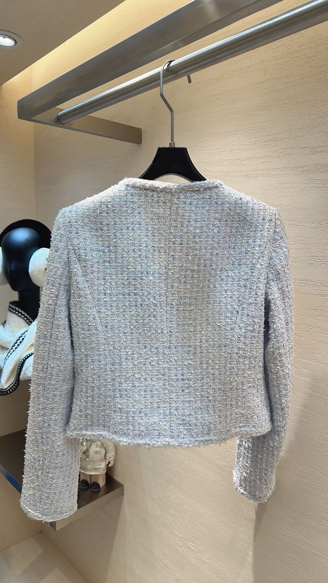 샤넬(Chanel) 컬러 믹스 트위드 자켓 재킷 의류