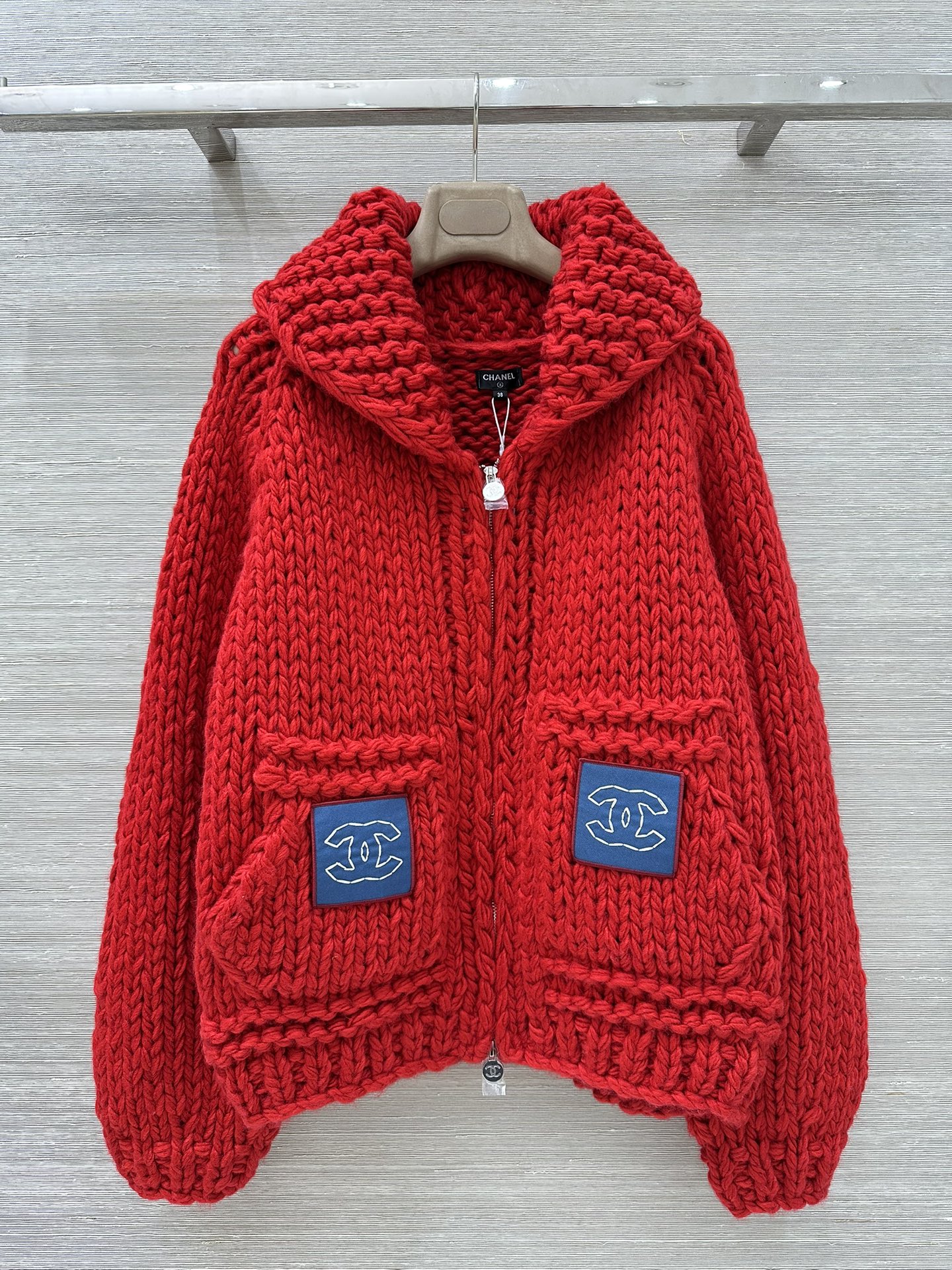 샤넬(Chanel) 고퀄리티 캐시미어 터틀넥 가디건 의류