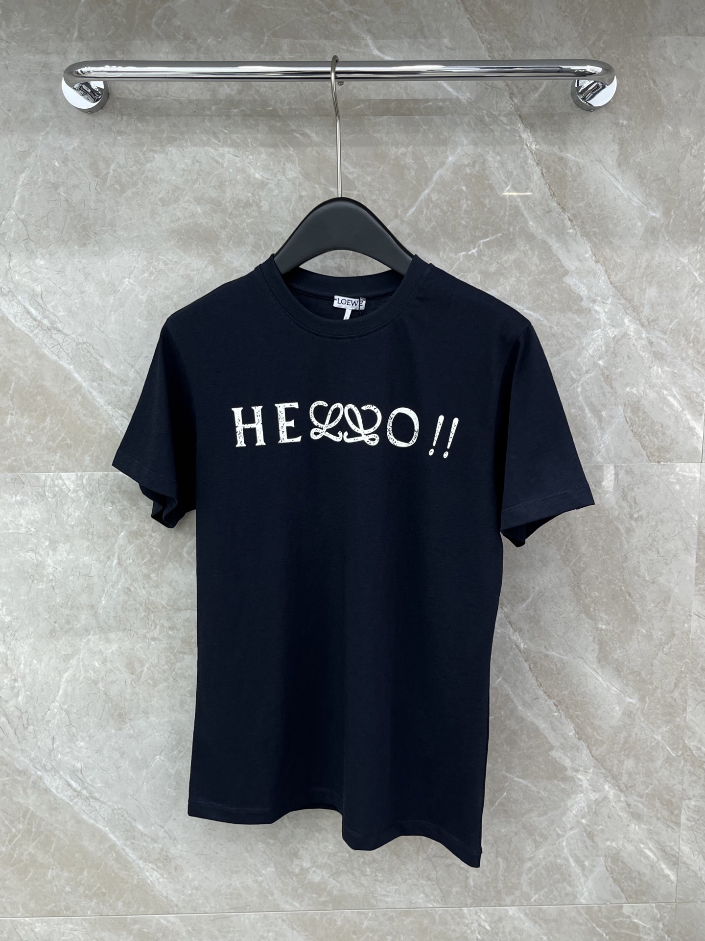 Loewe 로에베 컨트라스트 프린트 반팔 티셔츠 의류