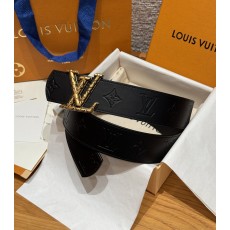 LV 루이비통 디멘션 드리프트 플라워 스터드 40mm 양면 리버시블 벨트