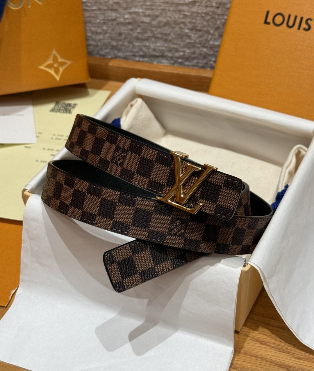 LV 루이비통 아이코닉(ICONIC) 25mm 양면 리버시블 벨트