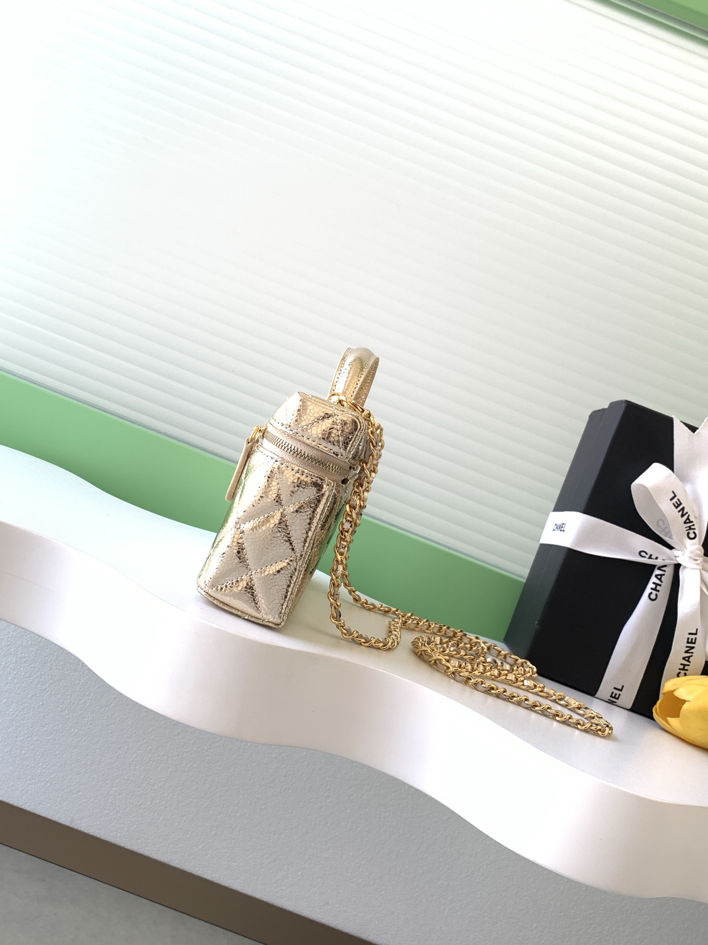 샤넬(CHANEL) 26X 크리스마스 한정판 골드 LP백 숄더백 가방