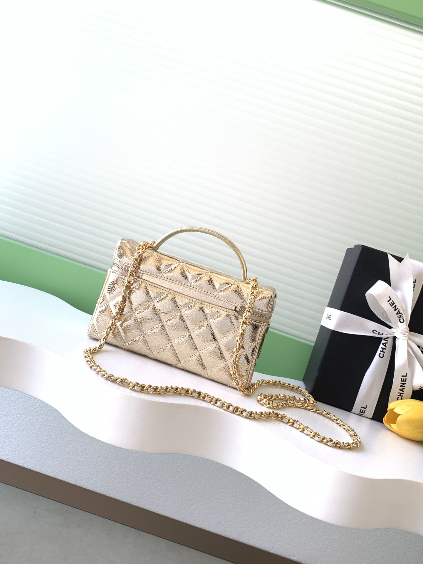 샤넬(CHANEL) 26X 크리스마스 한정판 골드 LP백 숄더백 가방