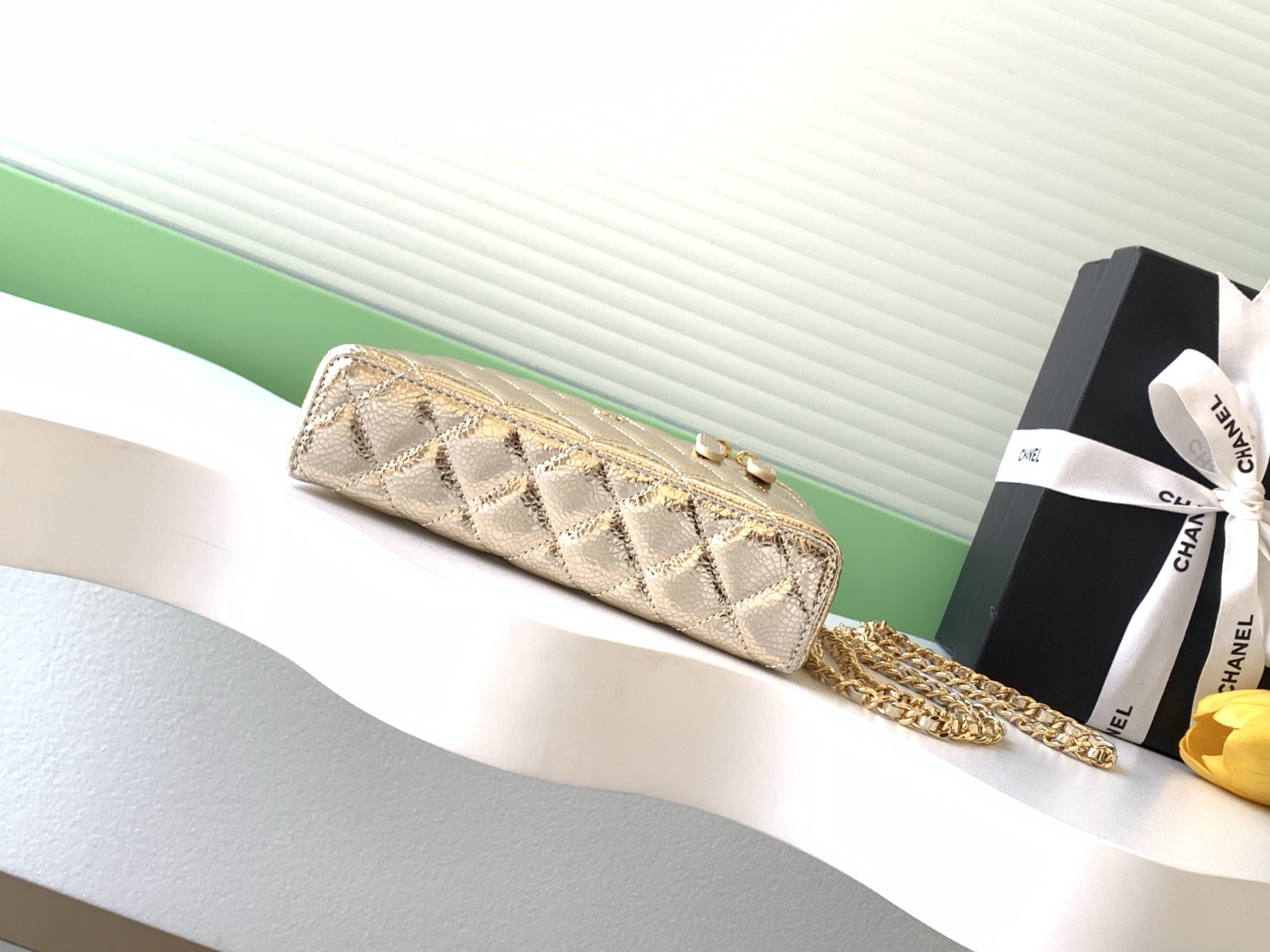 샤넬(CHANEL) 26X 크리스마스 한정판 골드 LP백 숄더백 가방