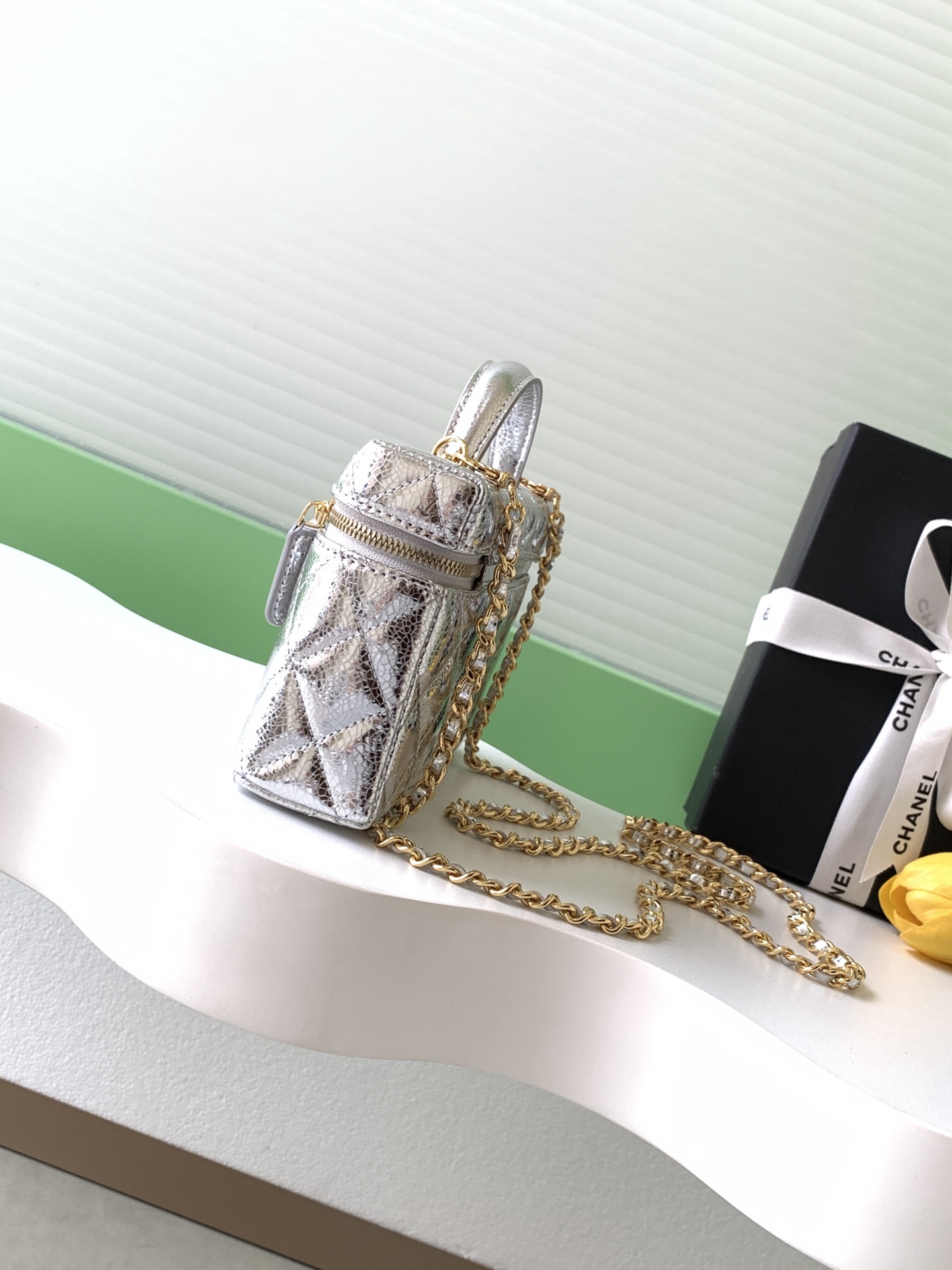 샤넬(CHANEL) 26X 크리스마스 한정판 골드 LP백 숄더백 가방