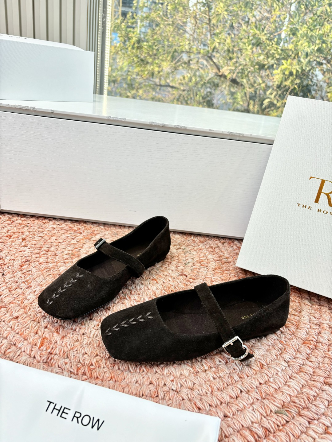 더로우(The Row) 플랫 위빙 슈즈 신발