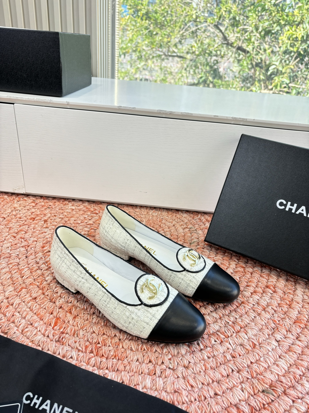 샤넬(CHANEL) 메리제인 플랫 슈즈 신발