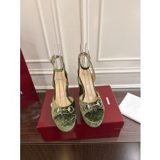 구찌(GUCCI) 홀스빗 벨벳 플랫폼 하이힐 샌들 신발