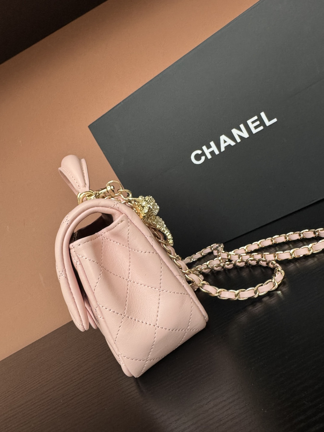 샤넬(CHANEL) 25K 버터플라이 다이아몬드 핸들 CF 미니 토트백 숄더백 가방