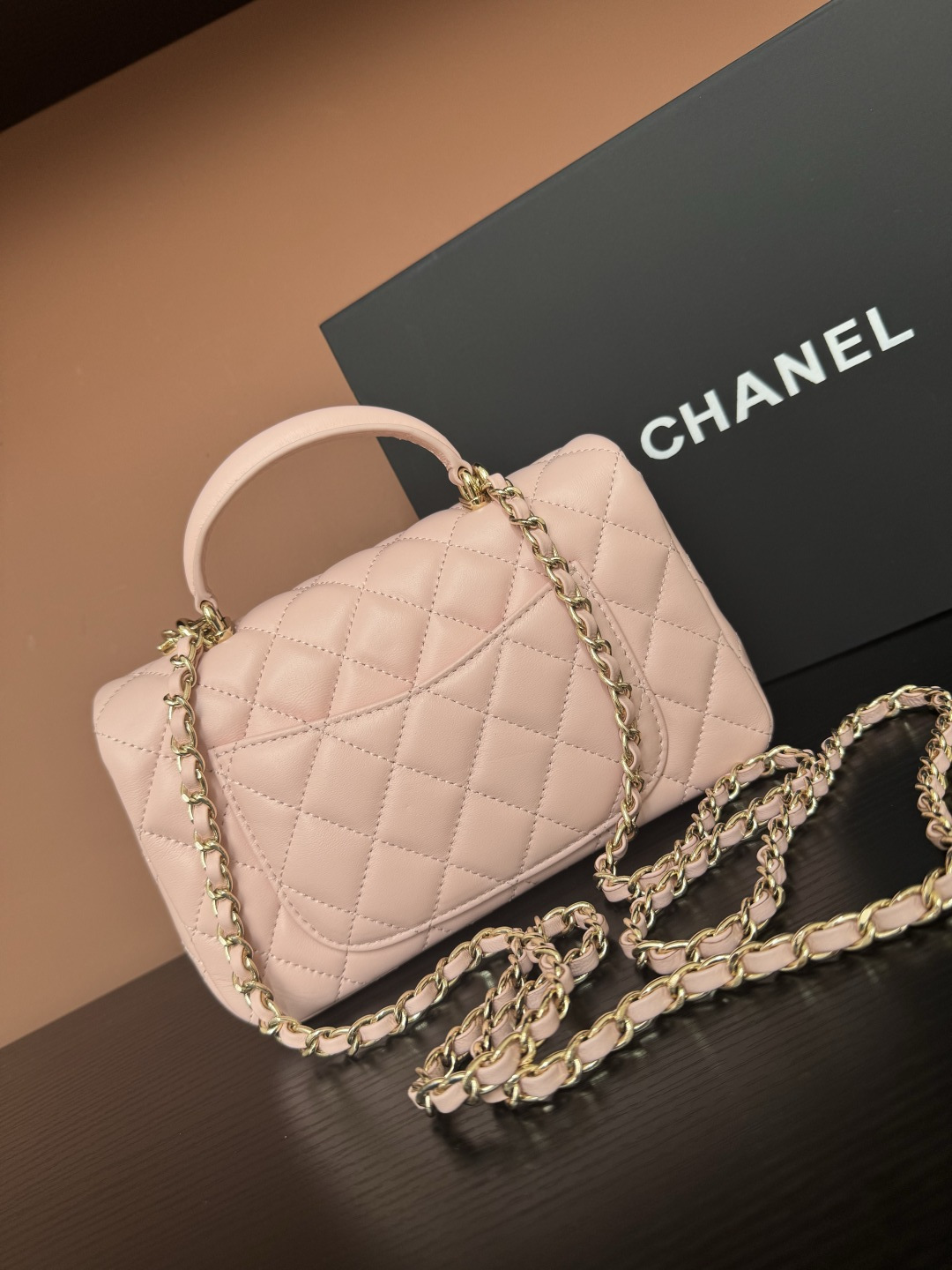 샤넬(CHANEL) 25K 버터플라이 다이아몬드 핸들 CF 미니 토트백 숄더백 가방