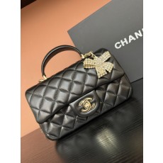 샤넬(CHANEL) 25K 버터플라이 다이아몬드 핸들 CF 미니 (블랙) 토트백 숄더백 가방