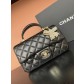 샤넬(CHANEL) 25K 버터플라이 다이아몬드 핸들 CF 미니 (블랙) 토트백 숄더백 가방