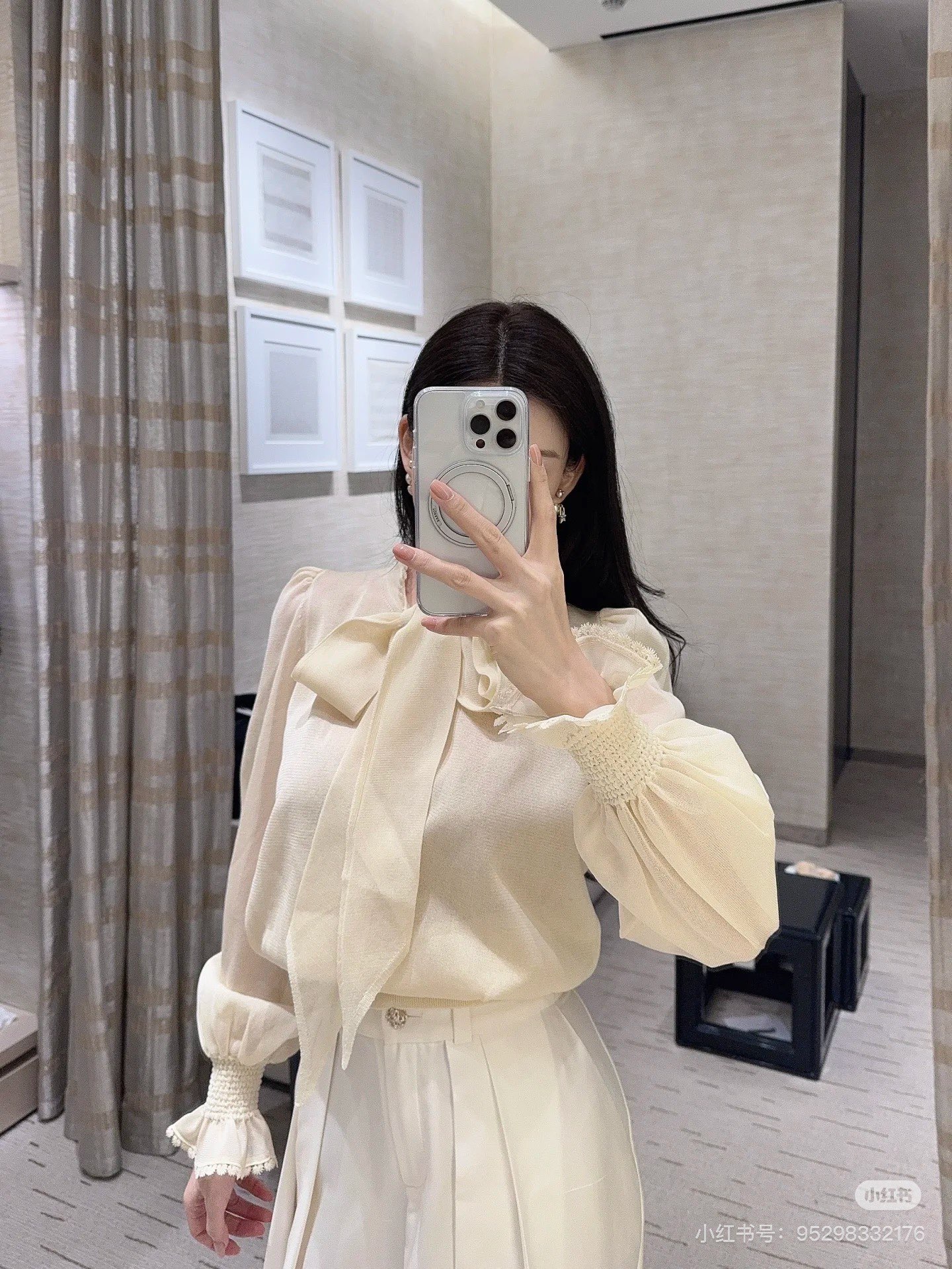 샤넬(CHANEL) 크루즈 리본 니트 셔츠 블라우스 의류