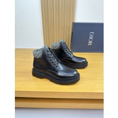 디올(DIOR) 하이엔드 콤비 하이탑 드레스 슈즈 구두 신발
