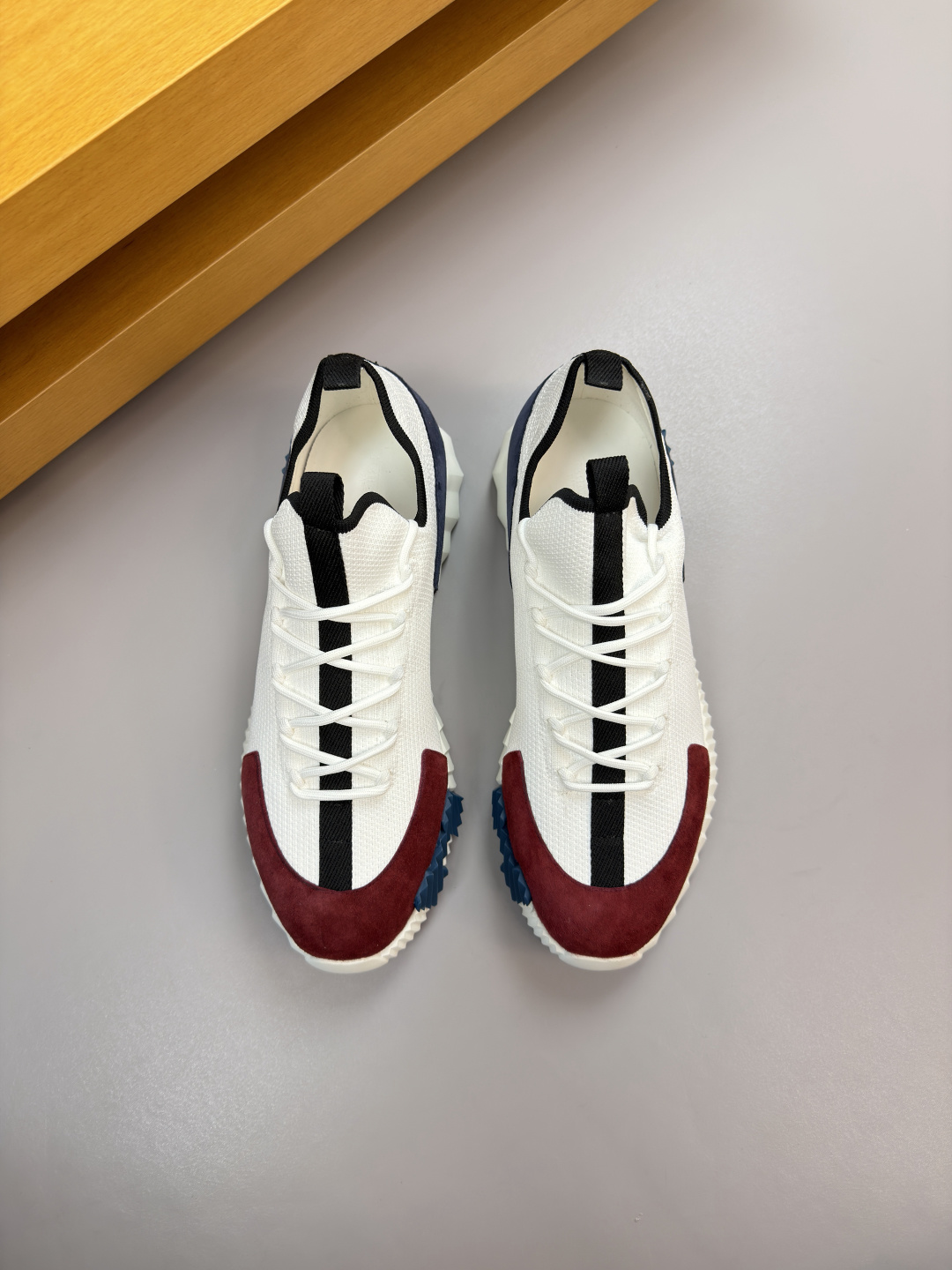 에르메스(HERMES) 하이엔드 콤비 니트 스니커즈 신발