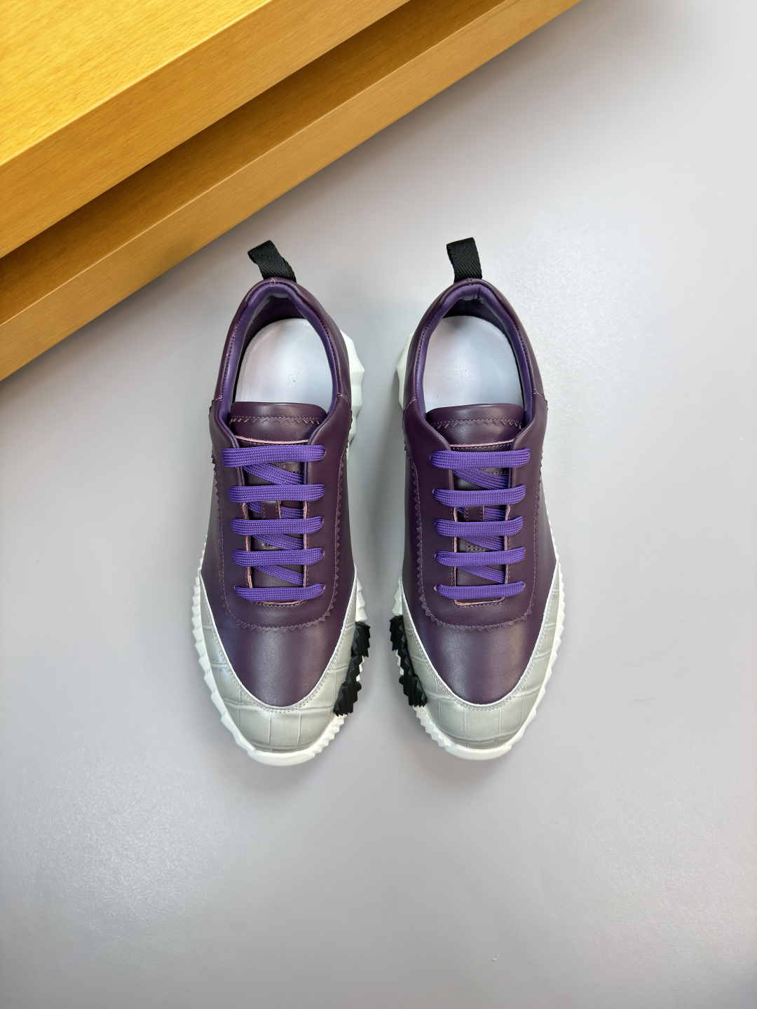 에르메스(HERMES) 하이엔드 콤비 믹스 스니커즈 신발