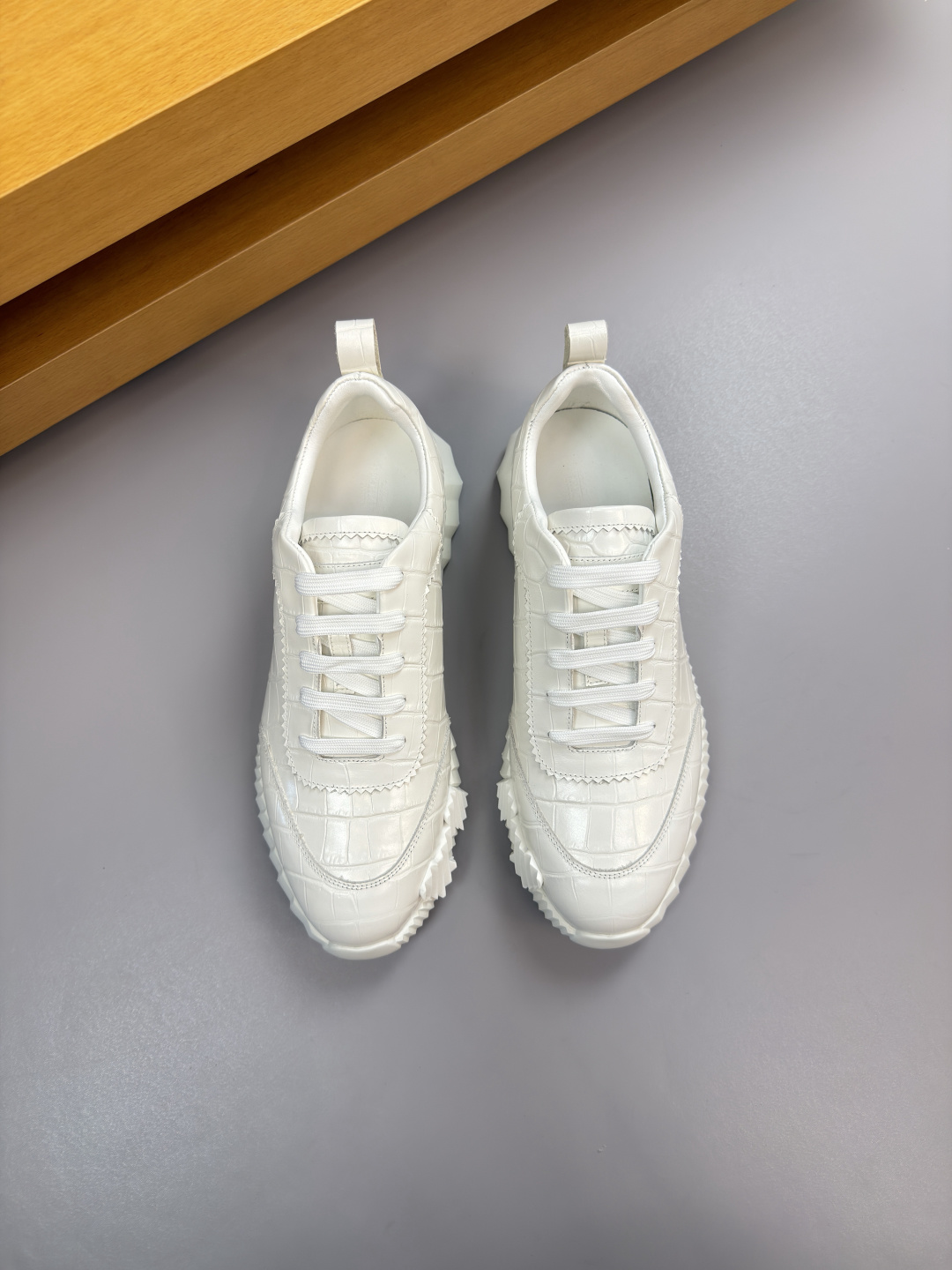 에르메스(HERMES) 하이엔드 콤비 믹스 스니커즈 신발