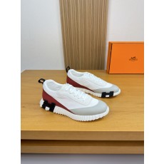 에르메스(HERMES) 하이엔드 콤비 캔버스 스니커즈 신발