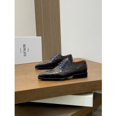 벨루티(Berluti) 하이엔드 수작업 파티나 드레스 슈즈 구두 신발