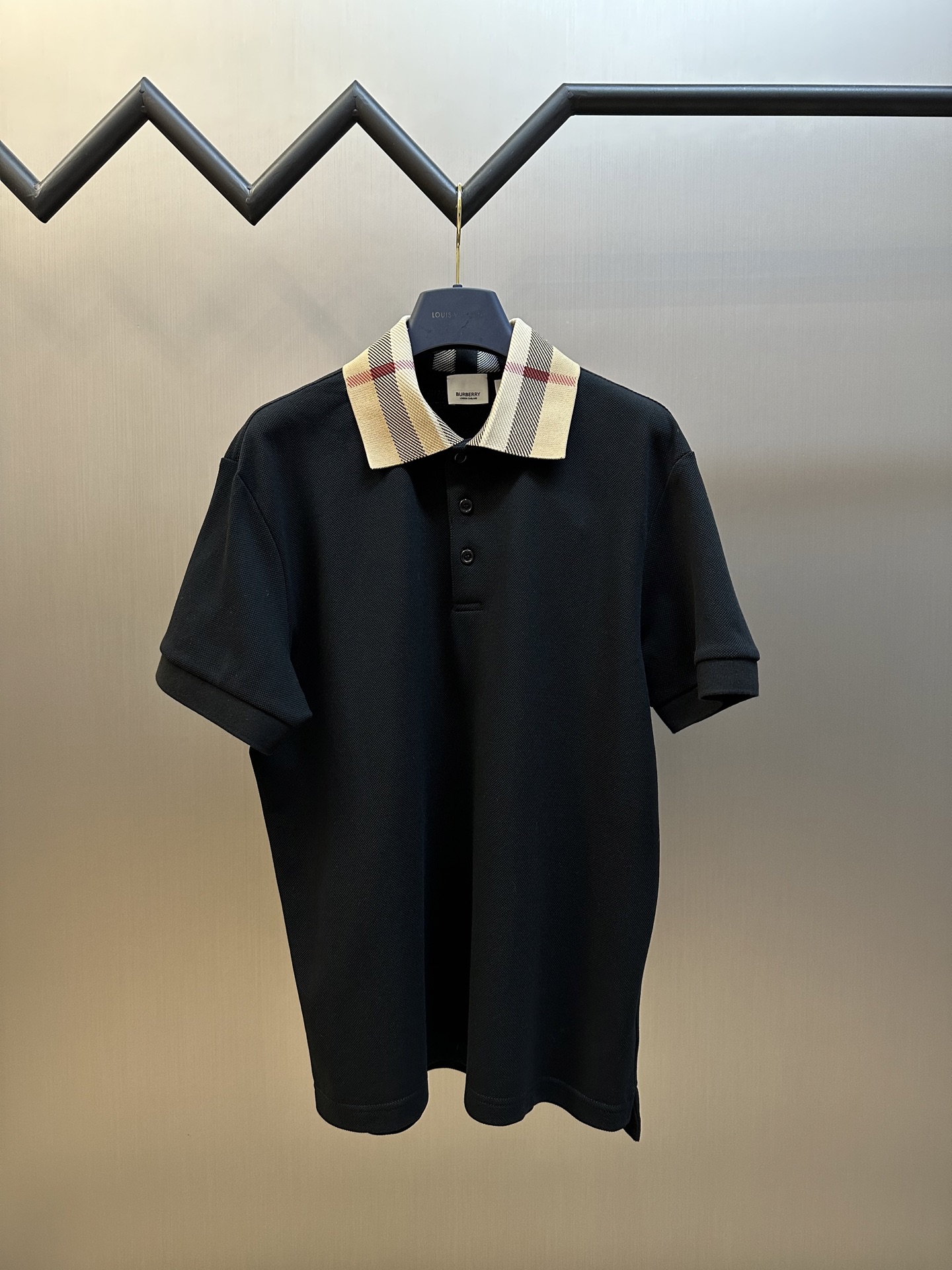 버버리(BURBERRY) 코튼 체크 폴로 셔츠 의류