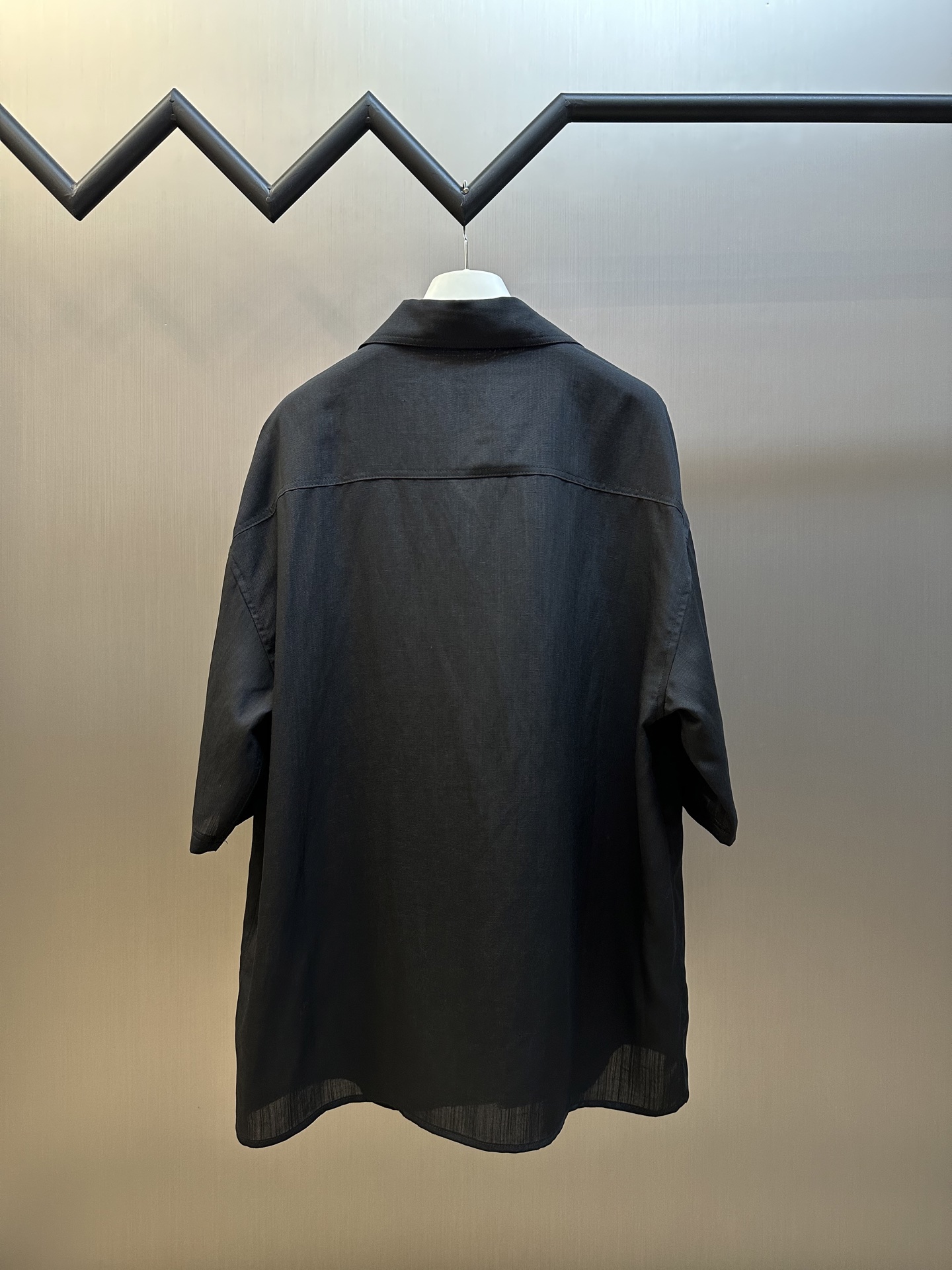 로에베(LOEWE) 자수 리넨 반소매 셔츠 의류