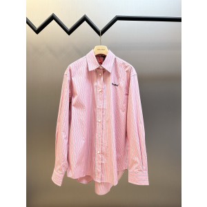 미우미우(MiuMiu) 로고 핑크 체크 셔츠 의류