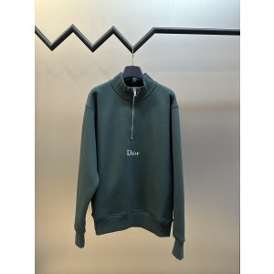 디올(DIOR) 하프 지퍼 로고 스웨트셔츠 의류