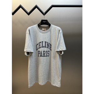 셀린느(Celine) 레터링 반팔 티셔츠 의류