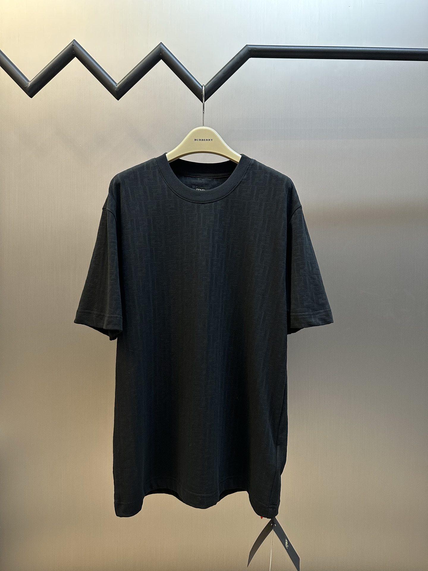 펜디(FENDI) 자카드 반팔 티셔츠 의류