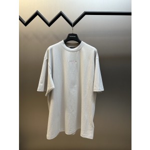 발렌시아가(Balenciaga) 레터 자수 반팔 티셔츠 의류