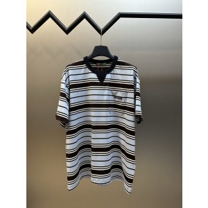 프라다(PRADA) 스트라이프 포켓 반팔 티셔츠 의류