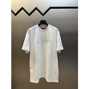 루이비통(LV) 시그니처 로고 자수 반팔 티셔츠 의류