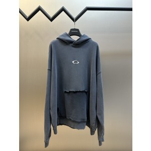 발렌시아가(Balenciaga) 데미지 포켓 후디 의류
