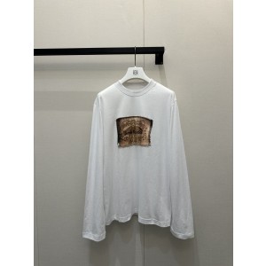 아크네 스튜디오(Acne Studios) 로고 빈티지 그래픽 긴팔 티셔츠 의류