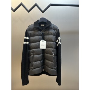 몽클레어 몽클레르(MONCLER) 니트 배색 다운 재킷 의류