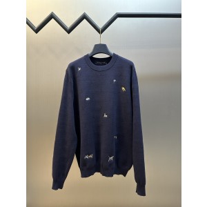 루이비통(LV) 풀 패턴 애니멀 롱슬리브 니트 의류